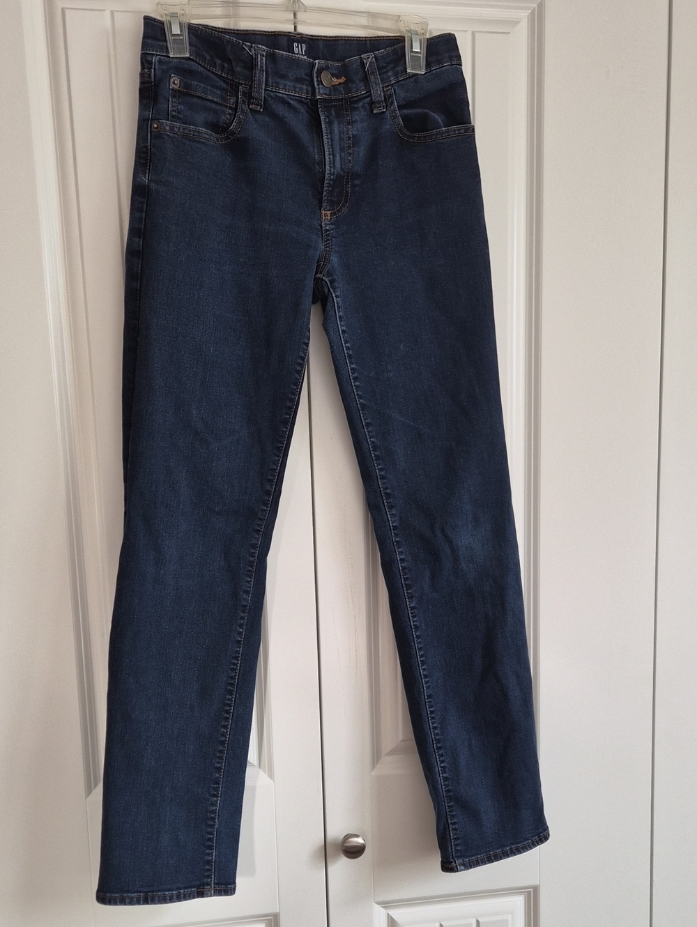 GAP Kids Straight-Leg Jeans in Dark Blue Wash